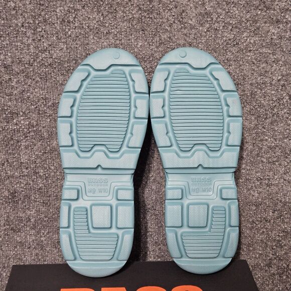 BASS OUTDOOR Mens Comfy Field Slide Slipper Size 9/ Womens Size 10 Tiffany Blue - Picture 6 of 10